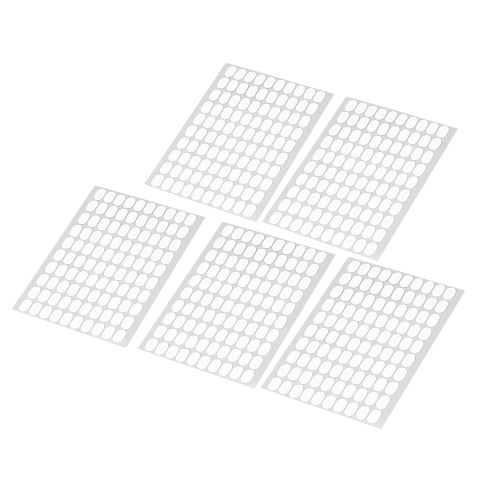 5 Sheets Strong Double-Sided Nail Adhesive Tape for Nail Art and Salon