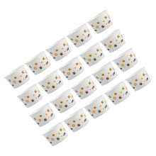20PCS Leakproof PE Coated Paper Bowls, Portable & Multipurpose