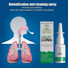 2/4/6 Pcs Lung Detox Herbal Cleanser Spray for Smokers Clear Nasal Congestion 20ml