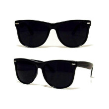Black Wayfarer Sunglasses UV400 Unisex Retro 80'S geek shades aviator classic