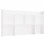 Rallonge de bureau 130 cm BLANC Bibliothèque pour documents 1