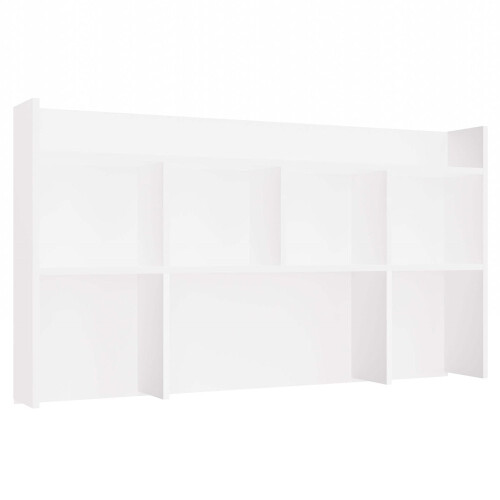 Rallonge de bureau 130 cm BLANC Bibliothèque pour documents