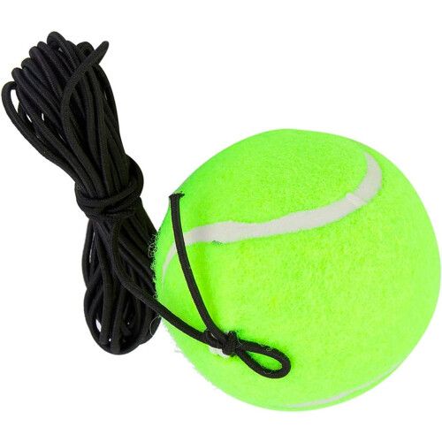 Tennis Trainer Ball With 4m Elastic String, Beginner Practice Ball For Stroke And Footwork 2