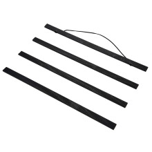 Suporte de madeira para pôsteres, ideal para interiores modernos. Possui sistema magnético integrado para pendurar pôsteres, fotos, mapas e peças