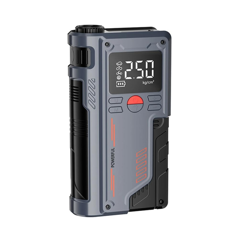 Portable Car Jump Starter 14.8V Tire Inflator 10000Mah Power Bank For 4.0L Gas Engines 9189345129841