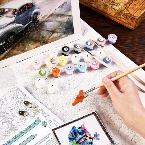 DE Painting Set/B Cats Without Frame 2