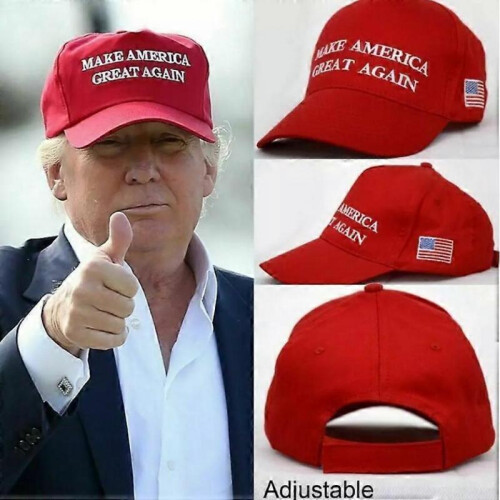 (Red)Donald Trump 2024 MAGA Hat Make America Great Again Baseball Cap 1