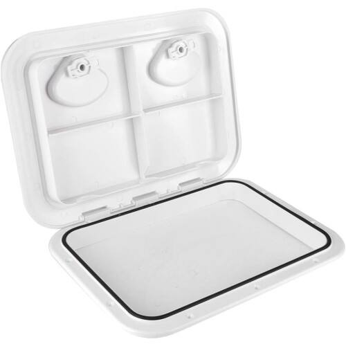 Inspection cover for double handles  Square  Deck access Stabilized ABS 1
