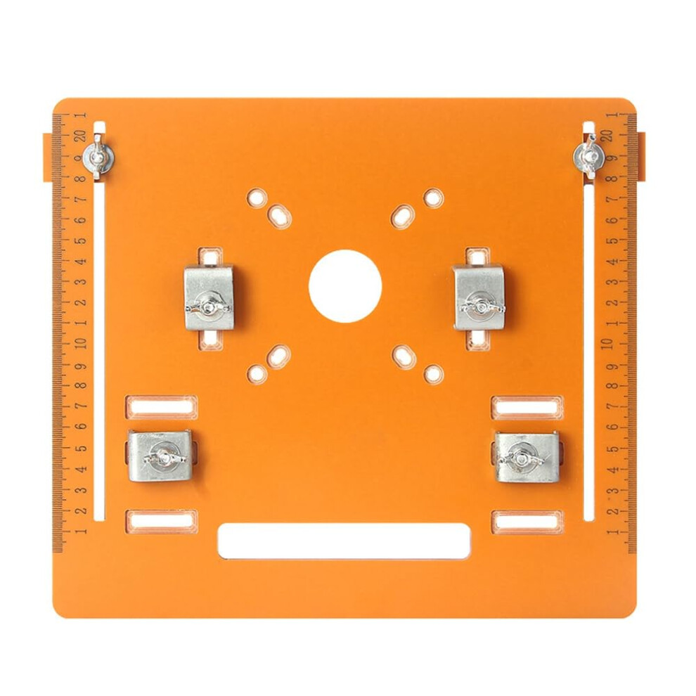 Circular Saw Guide Rail Base Plate With Adjustable Cutting And Precision Scale For Woodworking 9426802378511