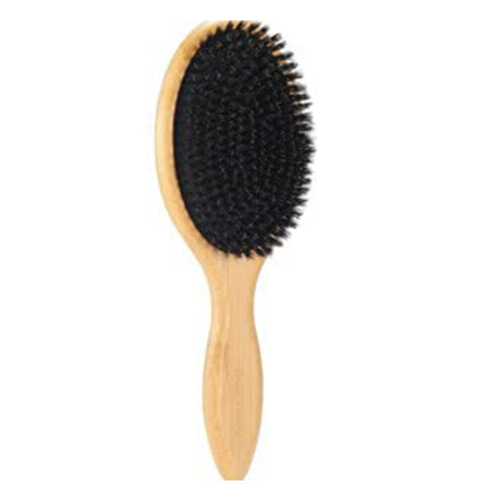 Revolutionary Bamboo Hair Brush, Perfect For Gentle Detangling, Static-Free Excellence, Ensures Shiny And Healthy Hair For All Types, Crafted With