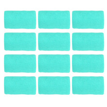 12 Stück elastische Bandagewickel 10cm Cyan für Kühe, Hunde & Pferde