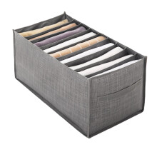 Organisateur à compartiments internes, compatible avec les armoires sans déformation, rangement en maille respirante, organisateur de tiroir