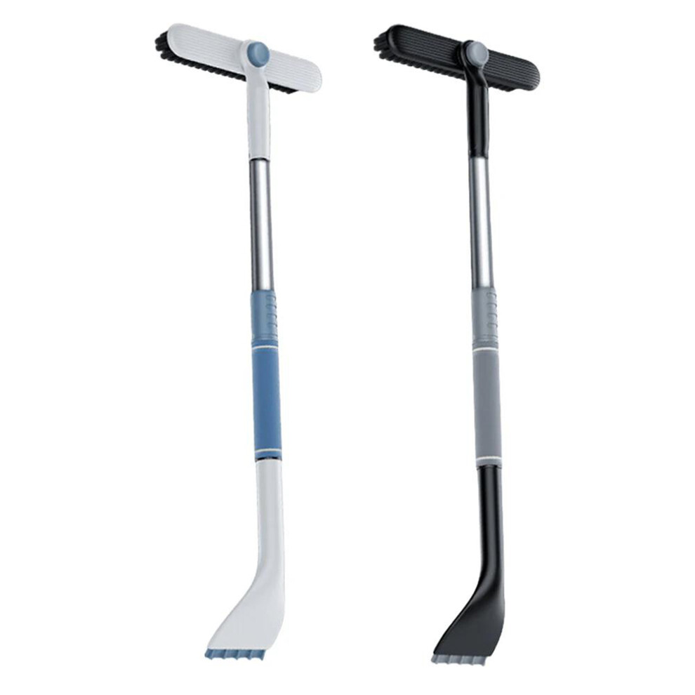 Gray/Black Extendable Car Snow Brush & Ice Scraper 86Cm With Ergonomic Grip, &