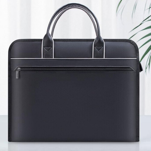 Large Capacity Briefcase for Professionals, Portable File Bag, Document Organizer, Conference Handbag, Durable Material 1