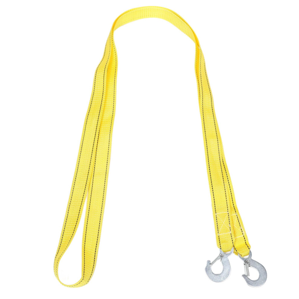 Heavy Duty Tow Strap And Rope With Hooks For Truck Car Atv Motorcycle Emergency Recovery 9412369308092