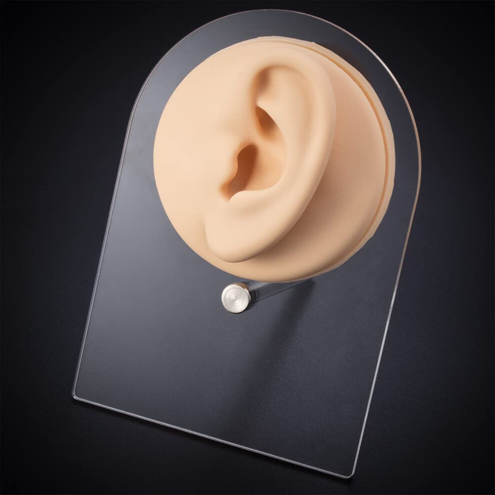 Silicone Face Model Tattoo Practice Tool for Piercing Simulation with Nose, Mouth, Tongue, and Belly Specifications