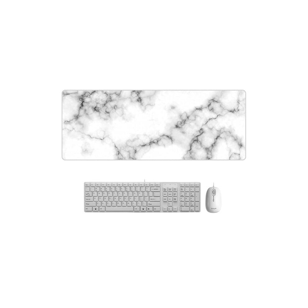 80 X 30 Cm Large Marble Desk Mat, Mouse Pad, Gamer, Waterproof, Kawaii, Desk Pad, Computer Keyboard, Table Decoration Ref: 3029 9426802378825