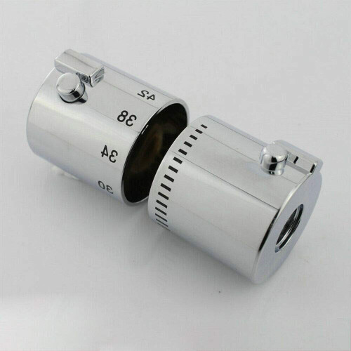 Shower Control Handle, Temperature Control Knob For Bath Shower Valve, Water Control Handle, 1 Pair, Chrome Finish