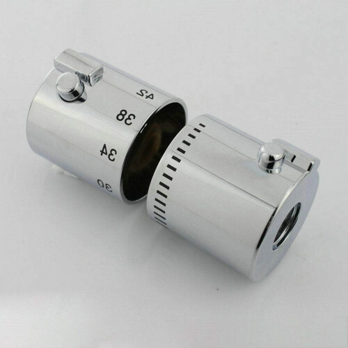 Shower Control Handle, Temperature Control Knob For Bath Shower Valve, Water Control Handle, 1 Pair, Chrome Finish 2