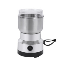Electric Grain Grinder 200W Electric Grinder Machine Multifunction Smash Machine for , Outdoor and Indoor Use 2 Blades 2 Blades