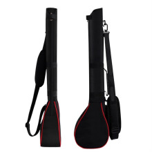 Golf Bag, Foldable Club Bag, Holds 3 Clubs, Lightweight Mini Ball Bag for Kids Golf Equipment, Golf Club Bag (Black Red Edge)