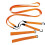 Kids Ski Training Belt For Beginners With Adjustable Rope Speed Control Orange 3