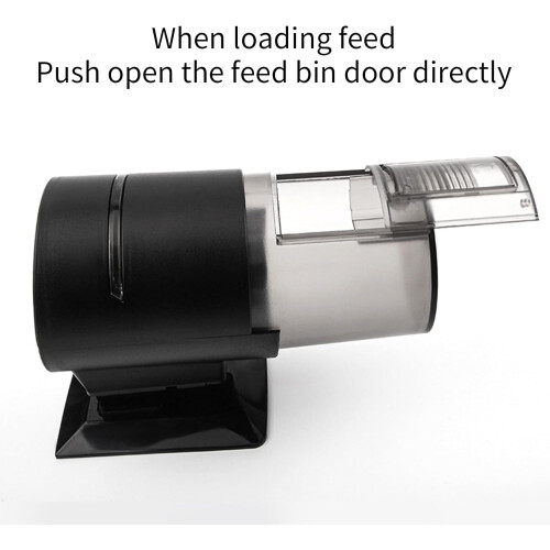 Automatic Fish Feeder Large Capacity Quiet Rotating Aquarium Feeder for Timed Home Feeding 2
