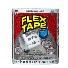 Waterproof Tape / Flex Tape - Extra Strong - 10cm X 1.5m - Clear Transparent Yalo
