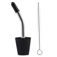 Tea Kettle Pourer Stainless Steel Spout Extension for Teapots, Camping Kettle, Fits Standard Spouts, Black