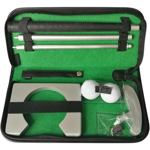 Executive Golf Putter Set, Portable Putting Kit For Indoor Outdoor Practice, Left And Right Hands, Backyard Training 2
