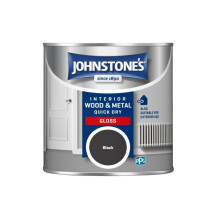 Johnstone's - Quick Dry Gloss - 250ml Black