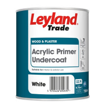Leyland Trade 300870 Acrylic Primer Undercoat, White, 750 ml