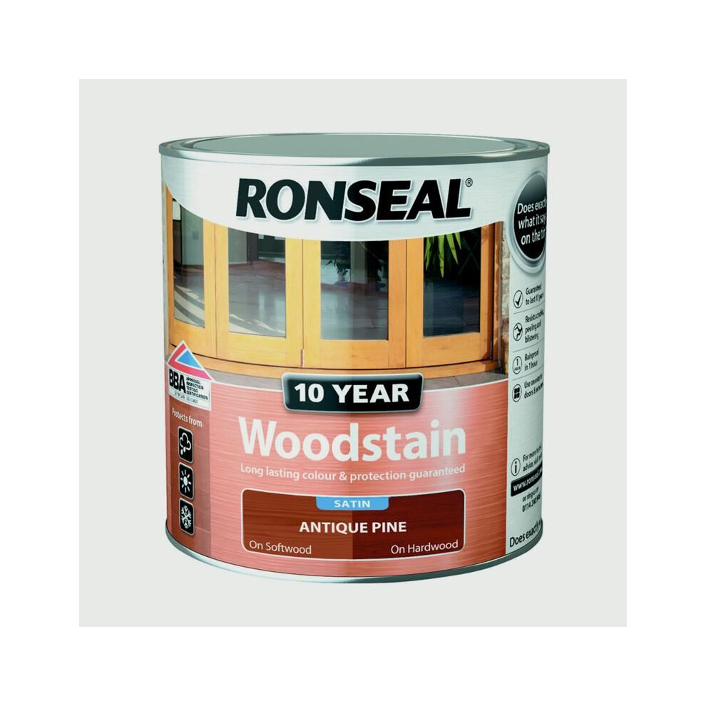 Ronseal 10 Year Woodstain Antique Pine 250Ml