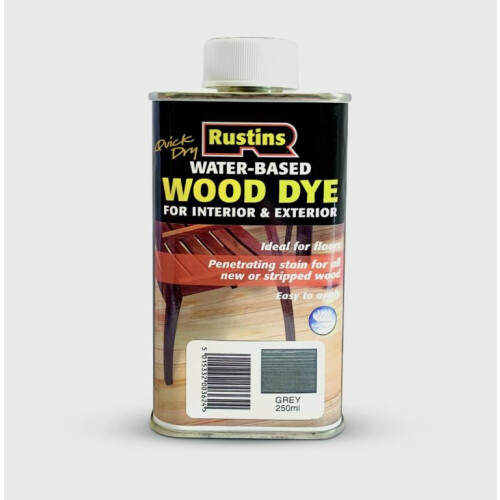 Rustins Rustins Wood Dye - Grey - 250ml