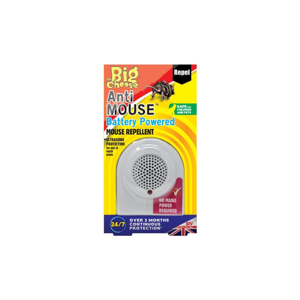 The Big Cheese Anti Mouse Battery Powered Mouse Repellent [Stv820]