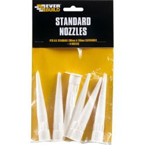 Everbuild Everbuild Standard Nozzle Pack of 6 EVBNOZSTD
