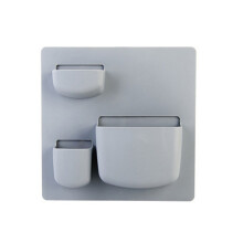 Wall Mounted Shelves For Bathroom, Multi-Purpose Storage Rack With Scratch Free Adhesive, Silicone Grip Technology Ensures Secure Fixation And Removab