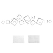DIY Home Decoration, Square Decor Mirrors Crafted from High-quality Plastic for Your Removable Wall Stickers, Modern Glam Decor That Transforms Spaces