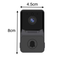 Doorbell Camera Wireless, 1080P HD Real-Time Monitoring, Works with Alexa and Google Assistant for Enhanced Home Security