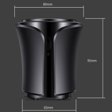 Kraftsenter for reisen din: 150 W bilomformer med stille vifte, koppholderdesign for bærbar bekvemmelighet og robust beskyttelse, konverter DC12V