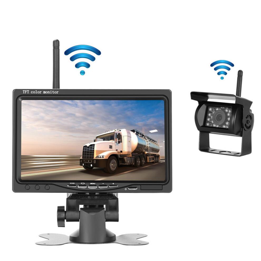 Ip69 Waterproof Backup Camera, Hd 1080P Monitor For Crisp Imagery, Strong Digital Signal Ensures Smooth Transmission, Detailed Night Vision For Safe 9128293731737