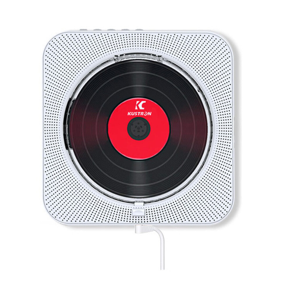 Multifunctional Cd Player, Crystal Clear Stereo Sound Portable Music Device With Bluetooth 5.0 And Wall Mountable Design For Home Entertainment-image-OPC-PPVB9RD-NEW