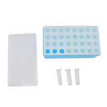 Bandeja de plástico para rellenar artículos pequeños, soporte para tubos de polipropileno, suministros para pintalabios DIY, ligero y portátil,
