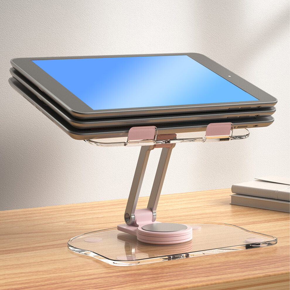 Tablet-Stã¤Nderhalter, 360 Grad Drehbar, Anhebbar, Pink 7598290677888