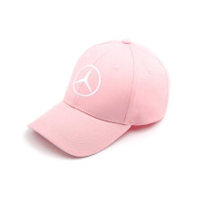 (Pink) Cotton Adjustable Baseball Cap Snapback Outdoor Casual Hat For Mercedes Benz Amg Logo W203 W204 W205 W210 W211 W212 W213 C63 G63