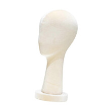 (Height 40cm, Apricot) Mannequin Head Hat Holder Hat Display Stand for Styling Headdress Home Decor Height 40cm Apricot