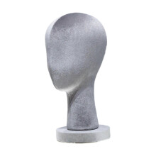 (Height 33cm, Gray) Mannequin Head Hat Holder Hat Display Stand for Styling Headdress Home Decor Height 40cm Apricot
