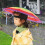 (1pcs,A)Kids Umbrella Hat with UV Protection Foldable Rain Sun Shield for Outdoor Adventures Adjustable Strap 2