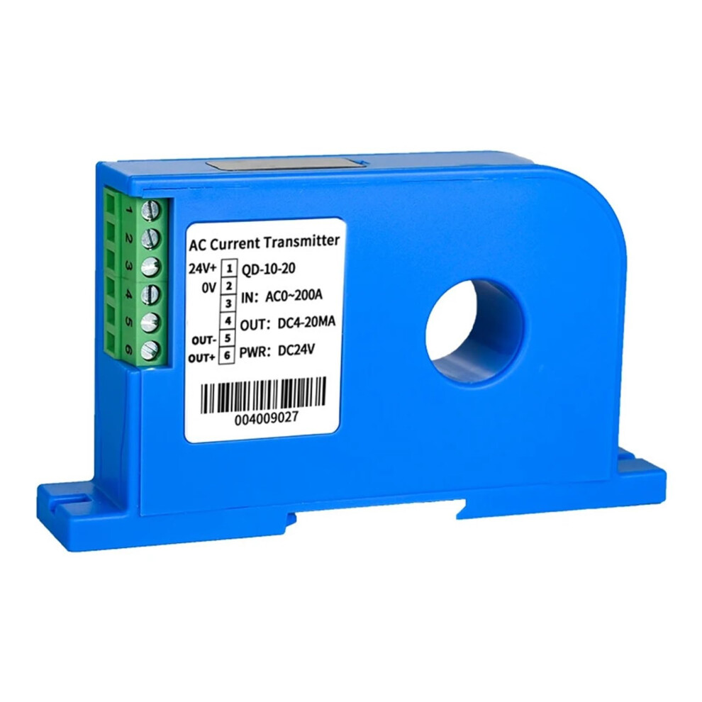 Dc24v 35Mm Rail Current Sensor 0600A 420Ma 010V 05V Rs485 Ac Current Transmitter 9412369309747