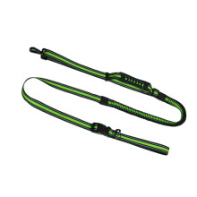 Reflective Nylon Dog Leash with Waist Belt for Hands Night Walking and Pet Training